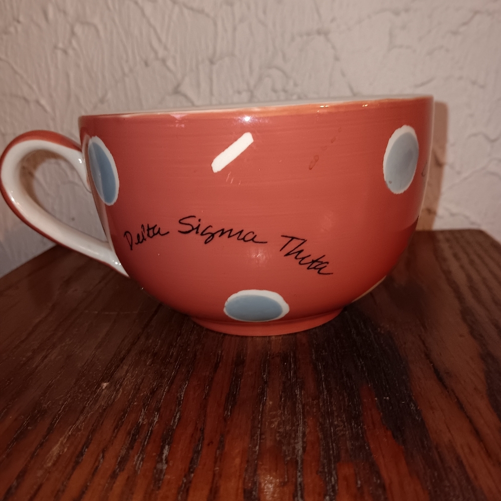 College Soup mug,  delta, sigma, theta